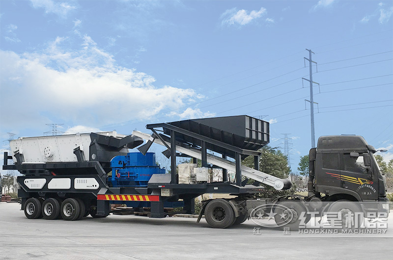 日產1500噸的移動制砂機 日產1500噸的移動制砂機