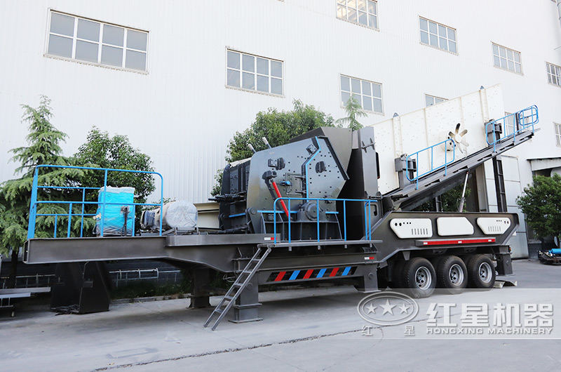 流動石子加工機:配反擊破 流動石子加工機:配反擊破