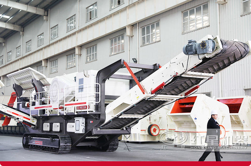 履帶式建筑垃圾破碎站 履帶式建筑垃圾破碎站