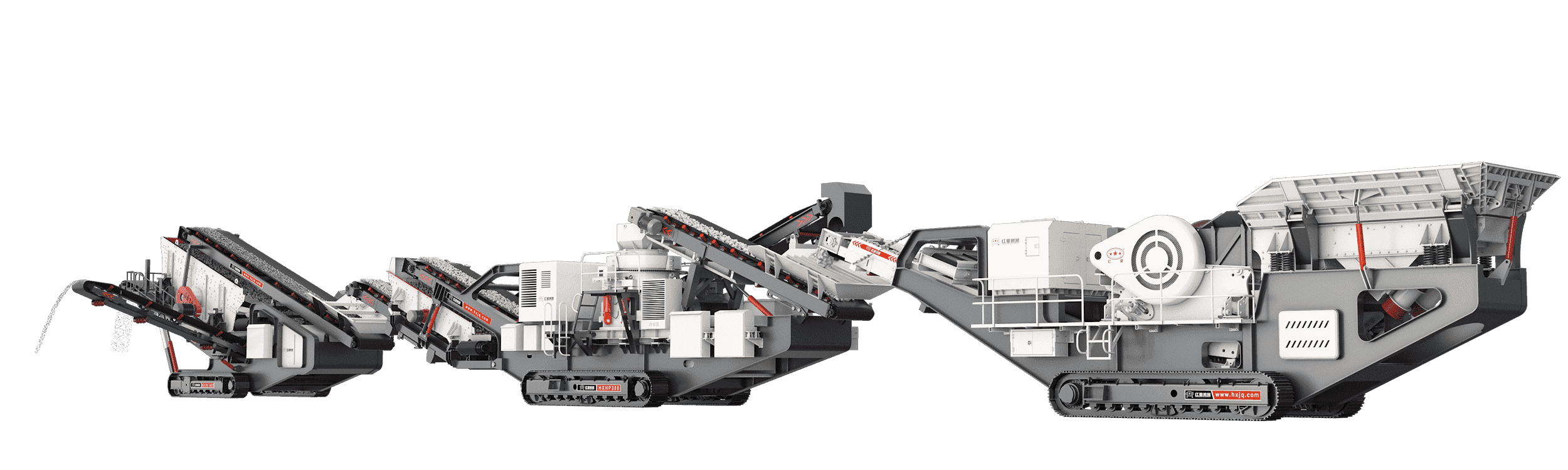 鄂破+圓錐+振動(dòng)篩,一個(gè)遙控操作所有 style=width:720px;