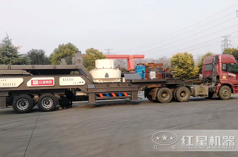 移動式制砂機設備實拍圖 移動式制砂機設備實拍圖
