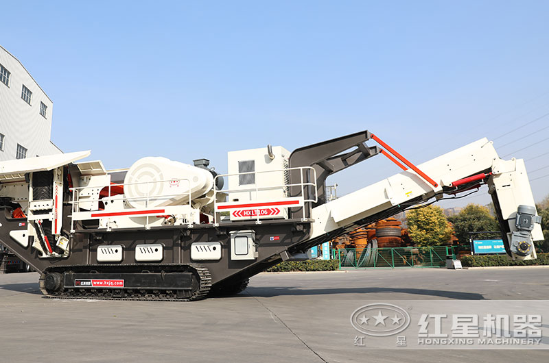 移動履帶一體式破碎機(jī)設(shè)備實(shí)拍圖 移動履帶一體式破碎機(jī)設(shè)備實(shí)拍圖