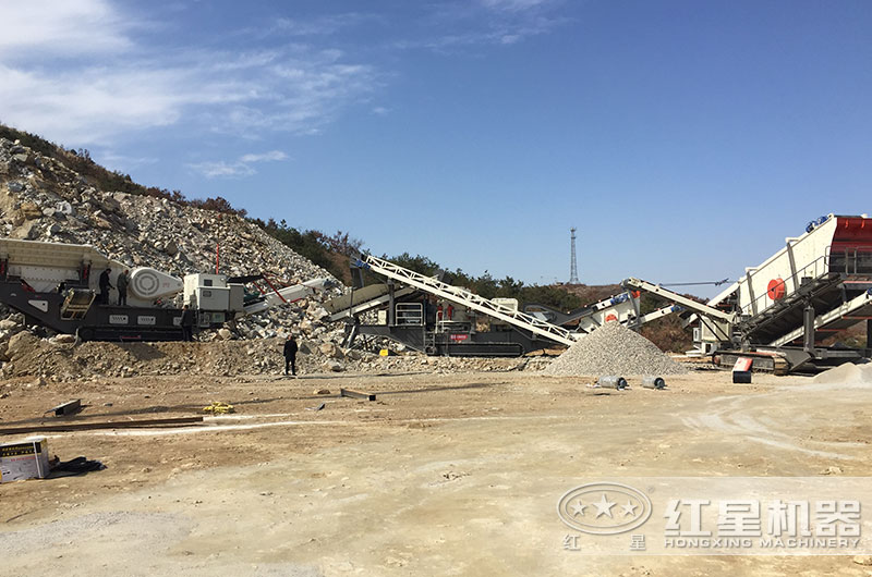 履帶式移動砂石料生產(chǎn)線 履帶式移動砂石料生產(chǎn)線