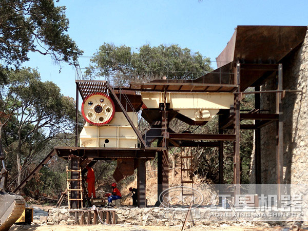 韶關(guān)鄂式碎石機(jī)客戶生產(chǎn)現(xiàn)場圖 韶關(guān)鄂式碎石機(jī)客戶生產(chǎn)現(xiàn)場圖