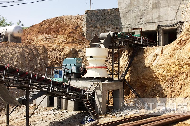 時產200噸河石碎砂生產線,圓錐破碎機圖 時產200噸河石碎砂生產線,圓錐破碎機圖