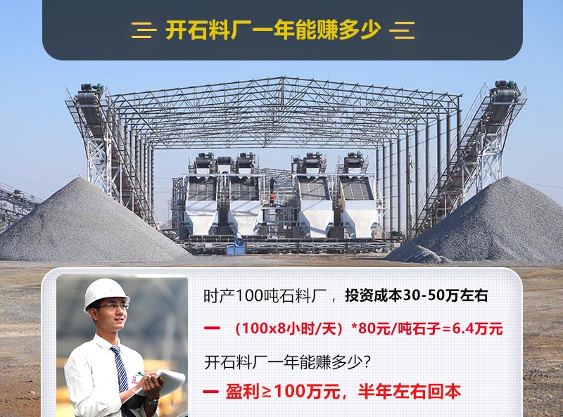 開(kāi)石料廠一年盈利 開(kāi)石料廠一年盈利