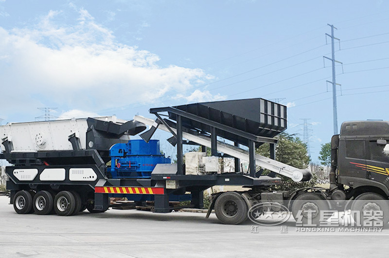 小型移動治沙機圖片，輪胎式