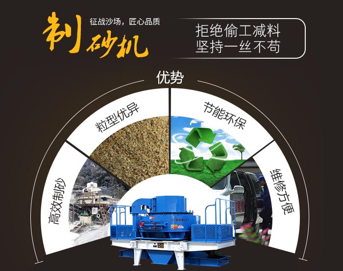 制砂機(jī)性能特點(diǎn) 制砂機(jī)性能特點(diǎn)