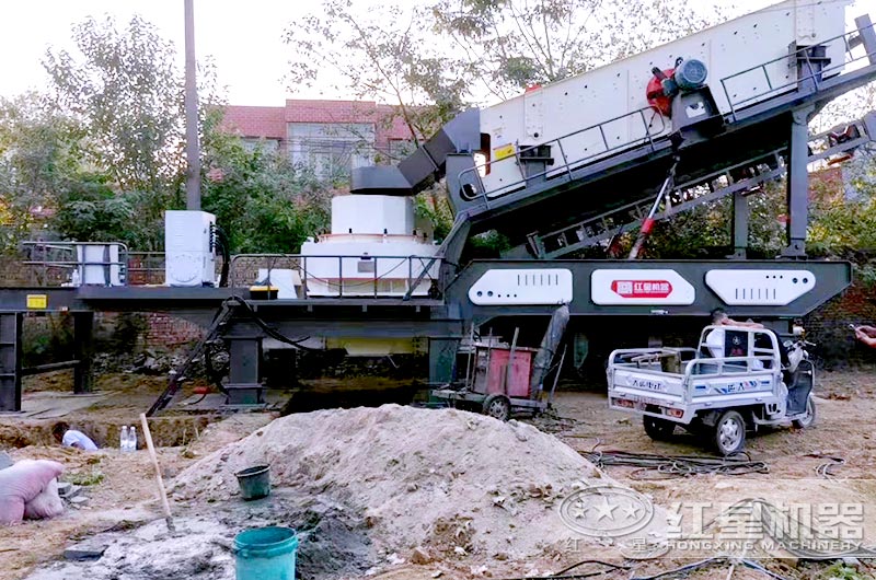 移動式-風(fēng)化石制砂機圖片 移動式-風(fēng)化石制砂機圖片