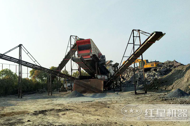 煤炭移動破碎生產線實拍圖 煤炭移動破碎生產線實拍圖