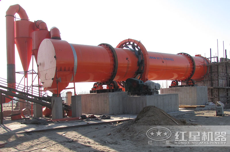 河沙烘干機客戶現場安裝中 河沙烘干機客戶現場安裝中