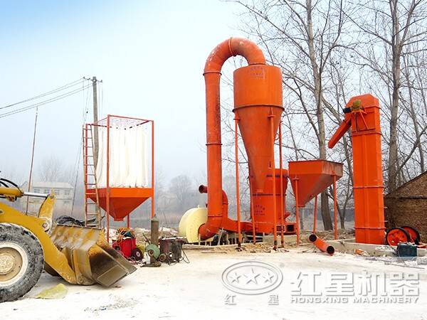 雙飛粉加工生產線流程 雙飛粉加工生產線流程