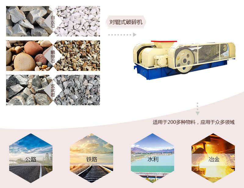 對輥式破碎機(jī)用途 對輥式破碎機(jī)用途