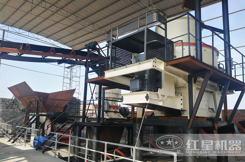 立式?jīng)_擊制砂機作業(yè)現(xiàn)場實拍 立式?jīng)_擊制砂機作業(yè)現(xiàn)場實拍