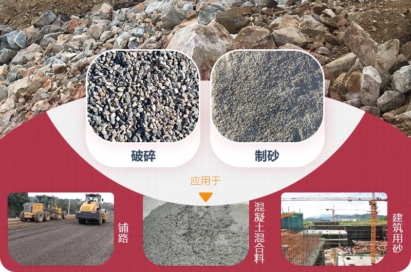 石頭制砂后應(yīng)用 石頭制砂后應(yīng)用